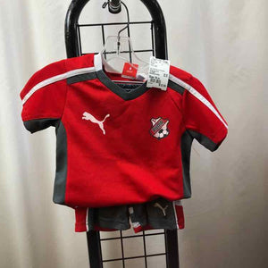 Puma Red Logo Child Size 18 m Boy's Outfit