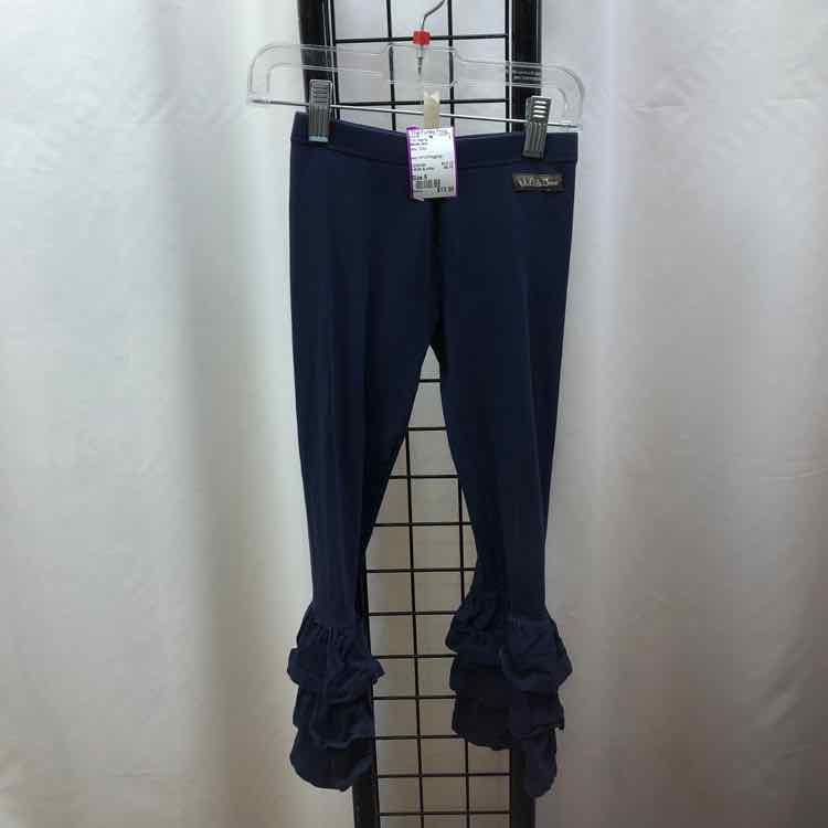 Matilda Jane Navy Solid Child Size 6 Girl's Leggings