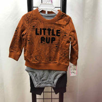 Carter's Brown Dotted Child Size 9 m Boy's Outfit