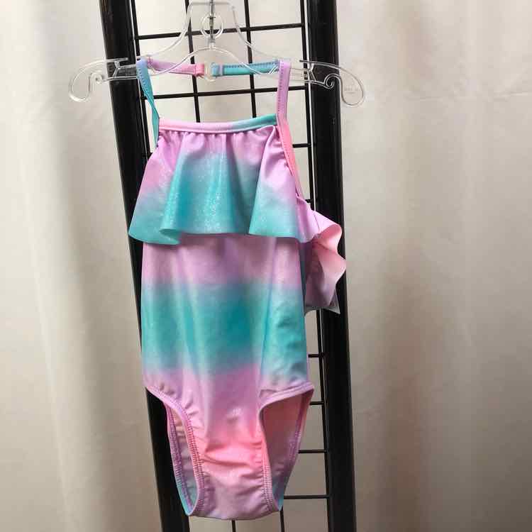 Cat & Jack Pink Stripe Child Size 18 m Girl's Swimwear