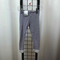 Tea Purple Stripe Child Size 4 Girl's Leggings