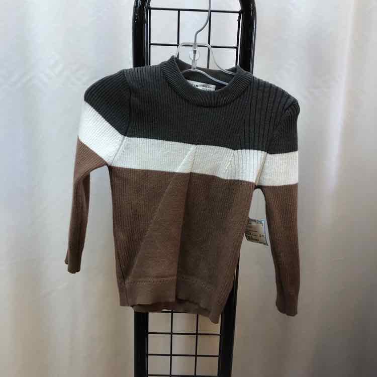 Shein Gray Solid Child Size 6 Boy's Sweater