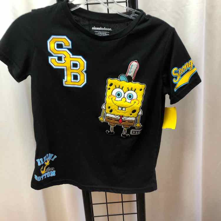 Nickelodeon Black Character Child Size 10/12 Boy's Shirt