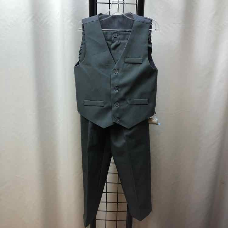 Gray Solid Child Size 7 Boy's Outfit