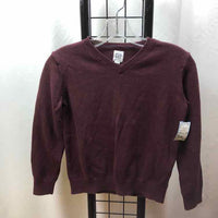 Gap Maroon Solid Child Size 7 Boy's Sweater