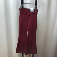 Old Navy Maroon Solid Child Size 5 Girl's Leggings