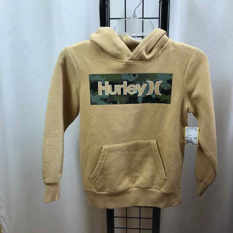 Hurley Tan Logo Child Size 8/10 Boy's Sweatshirt