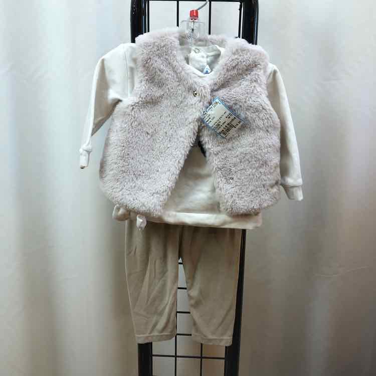 Mayoral White Solid Child Size 3-6 Months Girl's Outfit