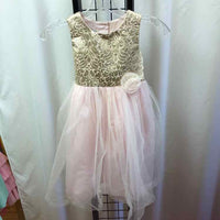 Marmallata Pink Sparkly Child Size 6 Girl's Dress