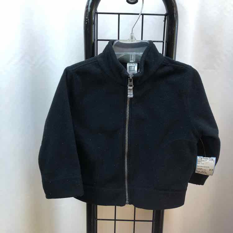 Carter's Black Solid Child Size 18 m Boy's Sweatshirt