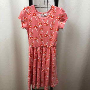 Dot Dot Smile Pink Patterned Child Size 5/6 Girl's Dress