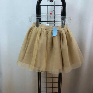 Janie and Jack Gold Glitter Child Size 2 Girl's Skirt