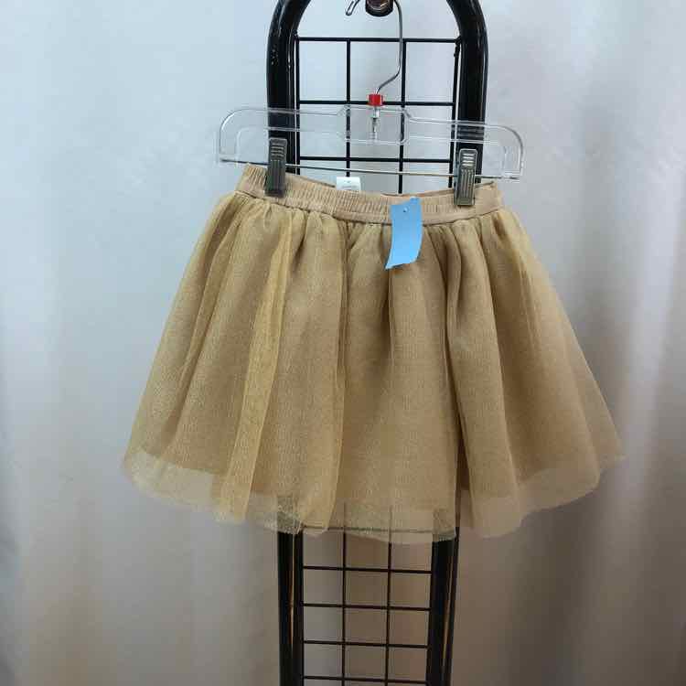 Janie and Jack Gold Glitter Child Size 2 Girl's Skirt