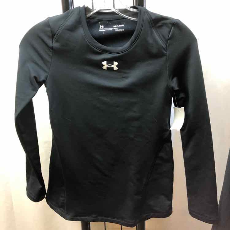 Under Armour Black Logo Child Size 10 Boy's Shirt