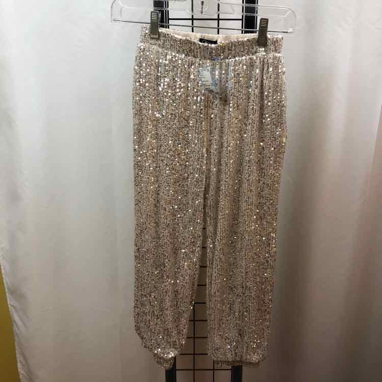 Art Class Silver Sequin Child Size 7/8 Girl's Pants