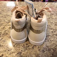 H & M Gold Glitter Child Size 11.5 Girl's Shoes
