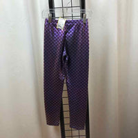 Purple Patterned Child Size 5/6 Girl's Leggings
