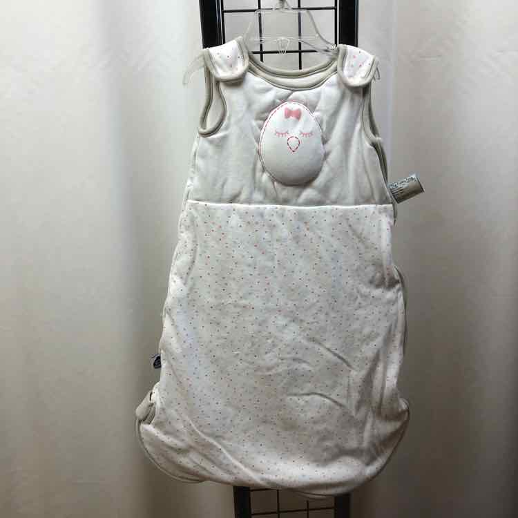 Nested Bean White Stars Child Size 6-12 m Girl's Pajamas