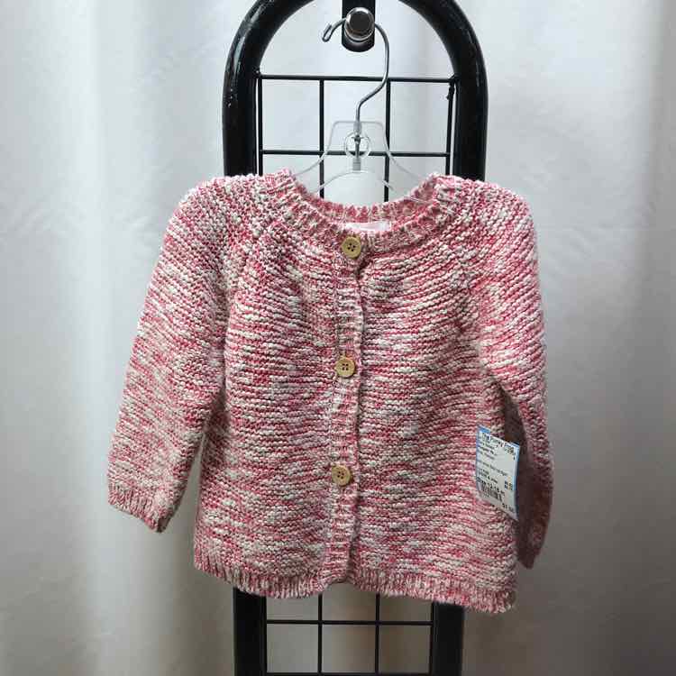 Pumpkin Patch Pink Flecked Child Size 12-18 m Girl's Sweater