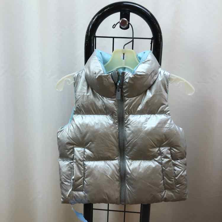 All in Motion Silver Metallic Child Size 4/5 Girl's Vest