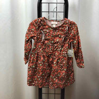 Cat & Jack Rust Floral Child Size 2 Girl's Dress