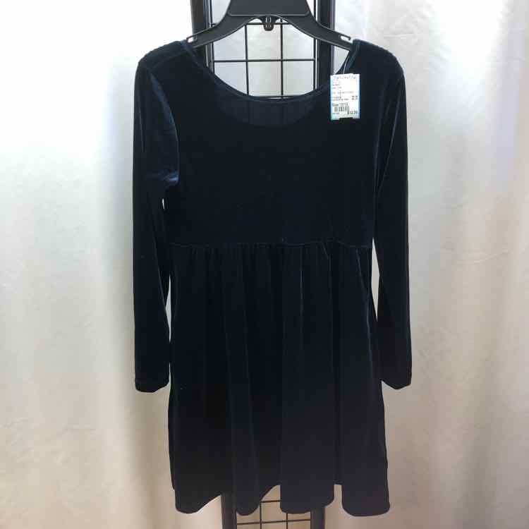 Old Navy Navy Solid Child Size 10/12 Girl's Dress