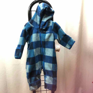 Columbia Blue Plaid Child Size 3-6 Months Boy's Outerwear