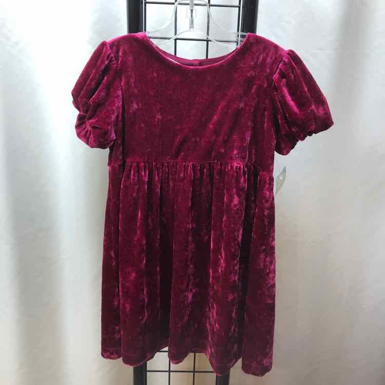 Zara Red Solid Child Size 4/5 Girl's Dress