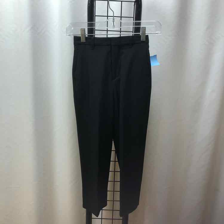 Calvin Klein Black Solid Child Size 7 Boy's Pants