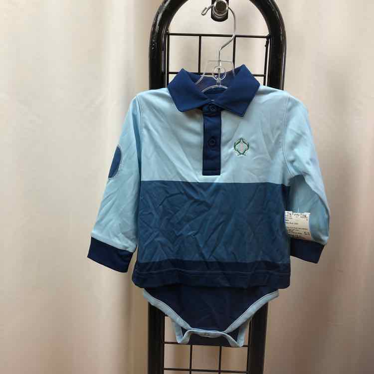 Garb Baby Blue Solid Child Size 12 m Boy's Shirt