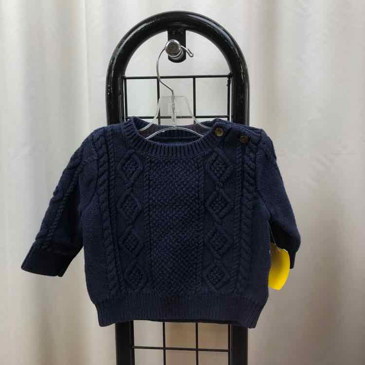 Gap Navy Solid Child Size 3-6 Months Boy's Sweater