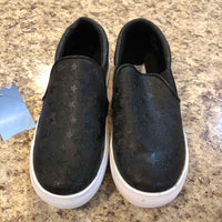 Steve Madden Black Stars Child Size 1 Girl's Shoes
