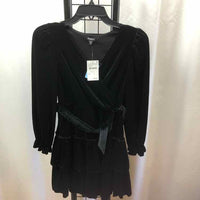 Zunie Black Solid Child Size 12 Girl's Dress