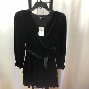Zunie Black Solid Child Size 12 Girl's Dress