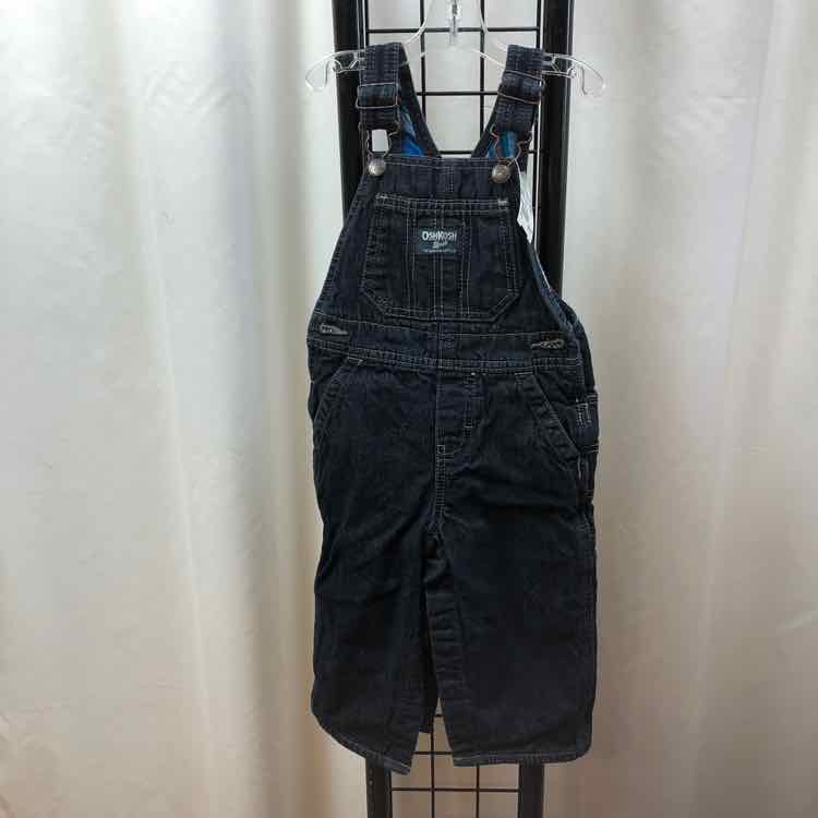 Oshkosh Denim Solid Child Size 18 m Boy's Overalls