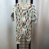 Hanna Andersson White Christmas Child Size 3-6 Months Girl's Pajamas
