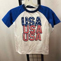 Carter's White Graphic Child Size 8 Boy's Shirt
