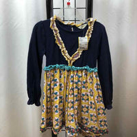 Matilda Jane Navy Solid Child Size 4 Girl's Dress