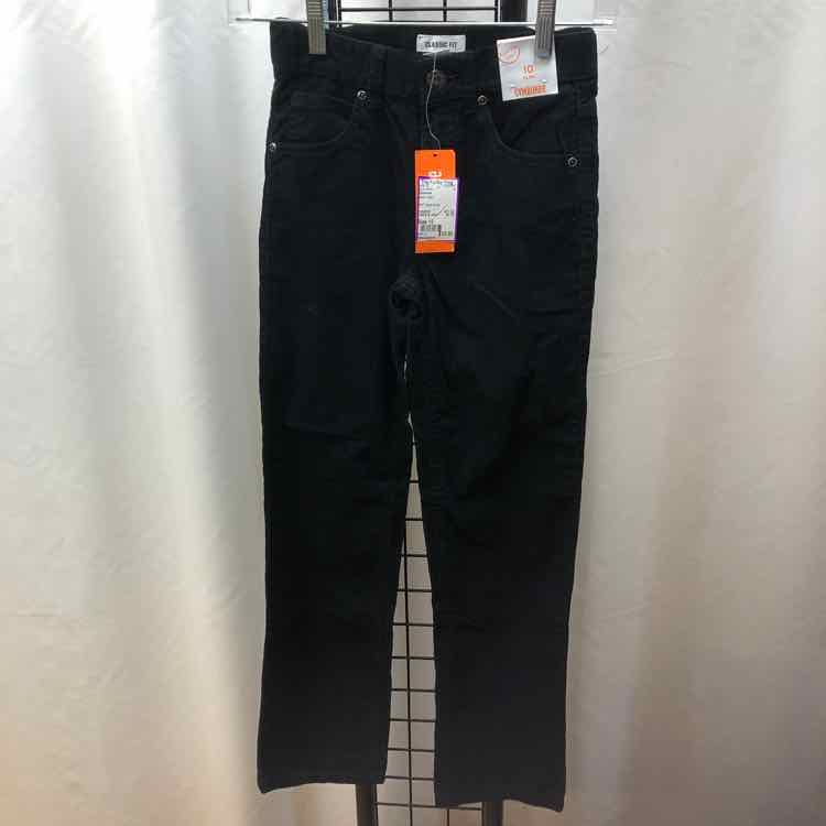 Gymboree Black Solid Child Size 10 Boy's Pants