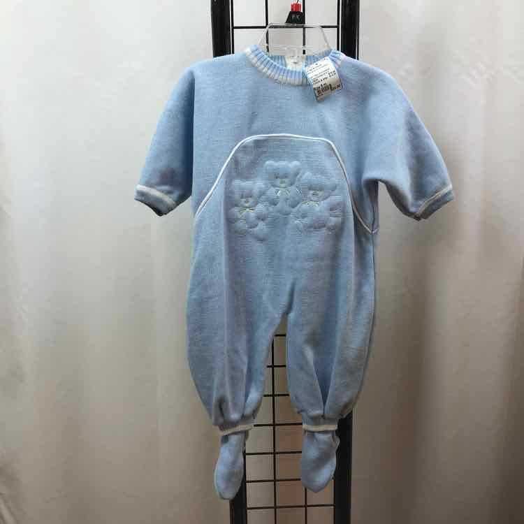 Carriage Boutiques Baby Blue Embroidered Child Size 6 m Boy's Outfit
