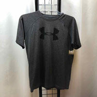 Under Armour Black Logo Child Size 10 Boy's Shirt