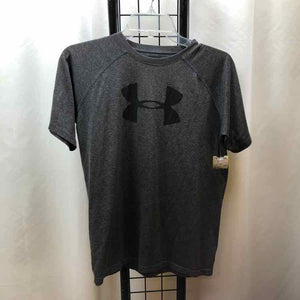 Under Armour Black Logo Child Size 10 Boy's Shirt