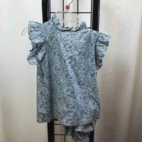 Mabo Navy Floral Child Size 18 m Girl's Outfit
