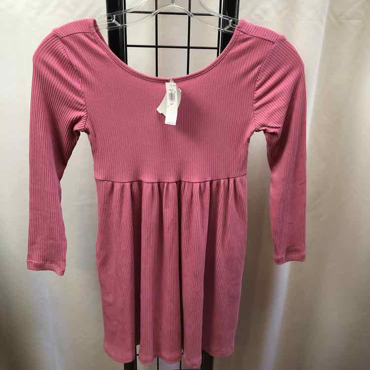 Old Navy Pink Solid Child Size 6/7 Girl's Dress