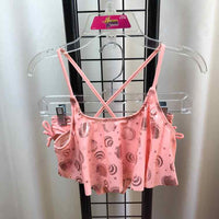 SO Pink Patterned Child Size 7/8 Girl's Swimwear