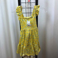 Mayoral Yellow Floral Child Size 3 Girl's Dress