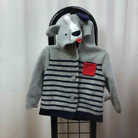 Gap Gray Stripe Child Size 6-12 m Boy's Sweater