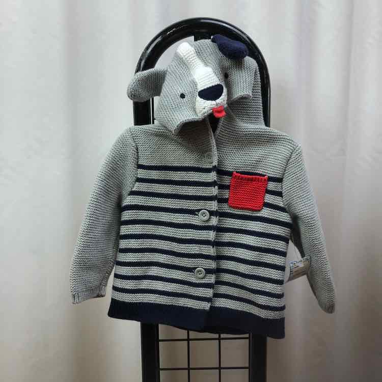 Gap Gray Stripe Child Size 6-12 m Boy's Sweater