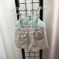 Tommy Bahama Gray Checkered Child Size 12 m Girl's Outfit
