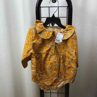 olive & cradle Yellow Floral Child Size 12-18 m Girl's Romper